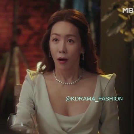 Kim Jung-Eun wore VIVIENNE WESTWOOD Satin Dress (Sold Out) in My Dangerous Wife Episode 16. #kimjungeun #김정은 #나의위험한아내 #드라마패션 #비비안웨스트우드 #VIVIENNEWESTWOO...