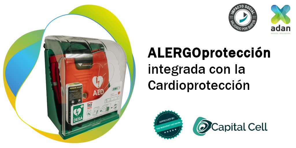 anapphylaxis's tweet photo. Hemos integrado la #alergoprotección con la #cardioprotección para que todo el mundo tenga acceso a esta solución!
Descubre más sobre esta gran oportunidad de inversión en la plataforma @CapitalCellNet:
https://t.co/bpG44N6jmd
#socialimpact #anaphylaxis #investment https://t.co/4XuEyA1YM9