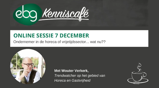 marketingdrenth's tweet photo. Op 7 december organiseert @EBGroningen een online Kenniscafé, die ook voor Drentse ondernemers toegankelijk is. Wouter Verkerk adviseert en inspireert ondernemers met praktijkvoorbeelden van wat in deze tijd wél mogelijk is. 

Meld je gratis aan via https://t.co/YRvbstBmZ1 https://t.co/v65UZBkcec