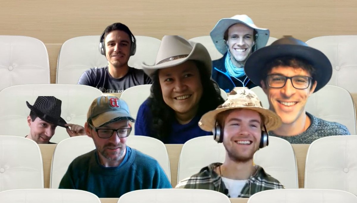 gabrielweymouth's tweet photo. Weymouth Lab group photo after #apsdfd2020 this year is a little different, but still good! Congrats to Andhini, Rodrigo, @NickDelago and @MarinLauber for doing a great job this year. https://t.co/ix8PBE96CB