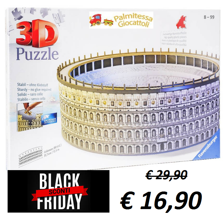 palmigiochi's tweet photo. ◼️ BLACK FRIDAY ◼️
😍 PUZZLE 3D COLOSSEO RAVENSBURGER 😍
✅ SOLO DA PALMITESSA GIOCATTOLI FINO AL 28/11 ✅ https://t.co/EJG8MV7um2
