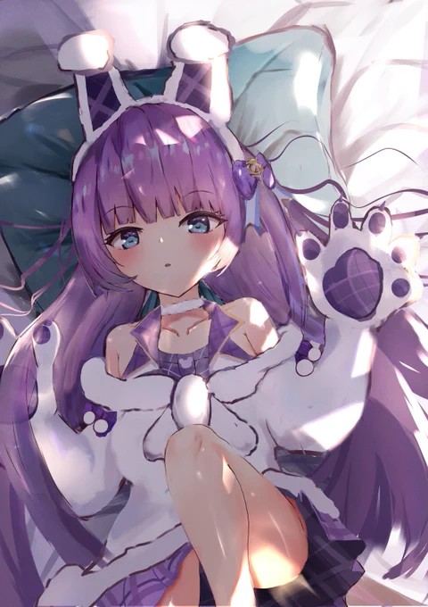 「……がおー🐰」
#アズールレーン 
タシュケントさん(μ兵装) 
