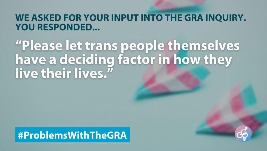 GenderGP's tweet photo. #GRAReview #ProblemsWithTheGRA https://t.co/psFQdIxoMF