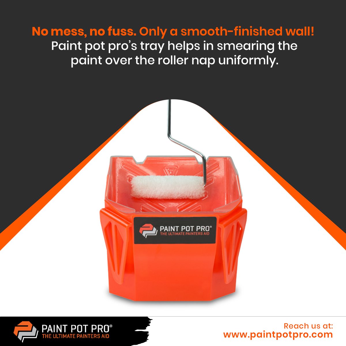 paintpotpro's tweet photo. Painting with a roller is not a cakewalk. But the paint pot pro’s tray can help you through this, by helping you disperse the paint across the roller📥, evenly. 🎨🖌️
#PaintPotPro #PaintPot #Painters #Decorators #paintinghouse #housepainting #exteriorpainting #exteriorpaintingtip https://t.co/aXQv1Uibpz