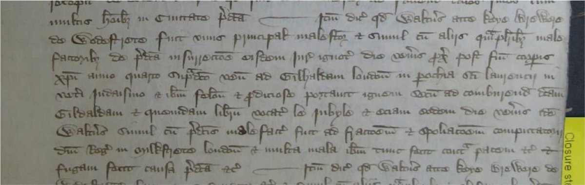 He went with the intention of burning down the Guildhall and with it the Jubilee Book. When he couldn’t find it there, he went to Milk Street, where the King’s Compter was located, and searched for the book there, determined to burn it to ashes.