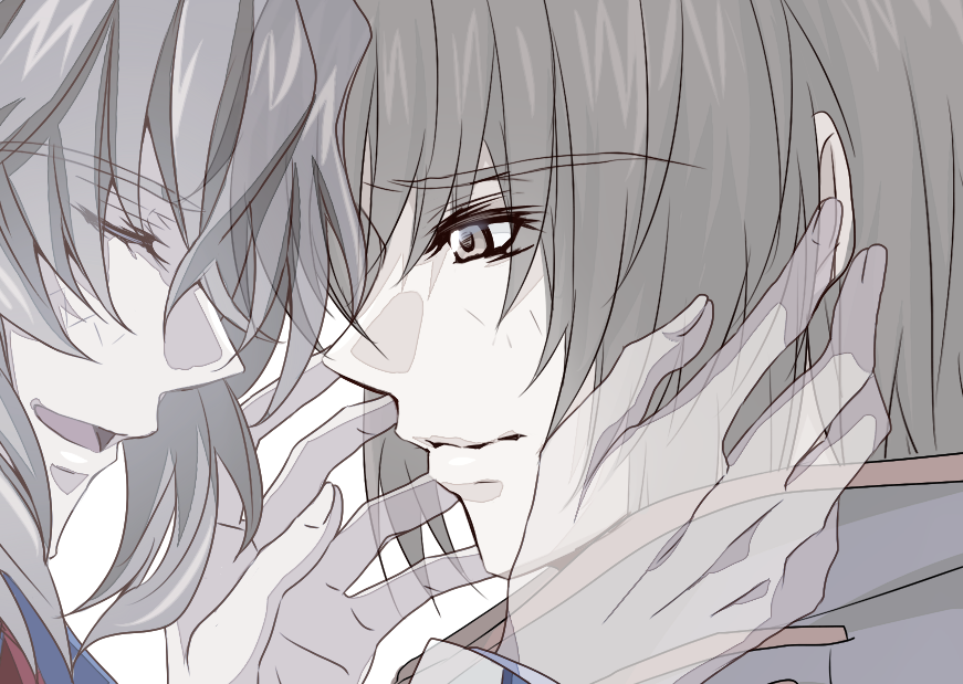 神田 線画は少し悲しいお顔