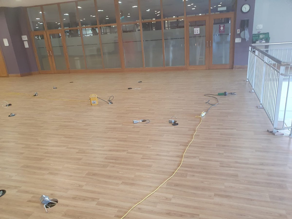 Been an extremely difficult couple of weeks with issues surrounding Covid so we are so pleased to hand this back to our client on time ready for the opening of gyms next week.  Massive efforts from all involved.