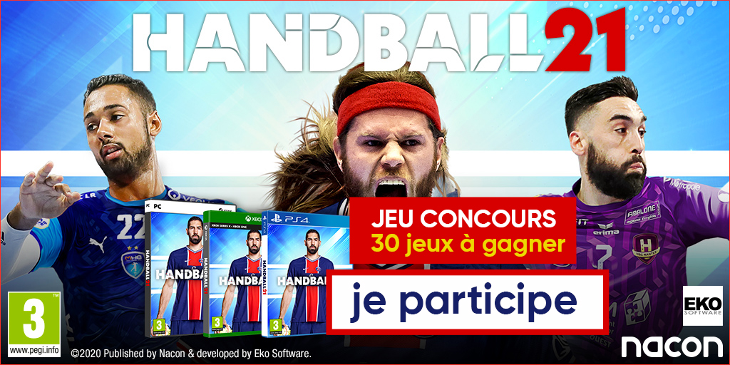 LNHofficiel's tweet photo. 🎁🎮 Toi aussi tu veux gagner ton exemplaire de "Handball 21" ⁉️

On en a 3⃣0⃣ rien que pour vous 

Clique sur le lien et laisse toi guider ▶️ https://t.co/d3IZSGRORm

Les joueurs sont chauds, #HandYou ? https://t.co/QNrVri82WI