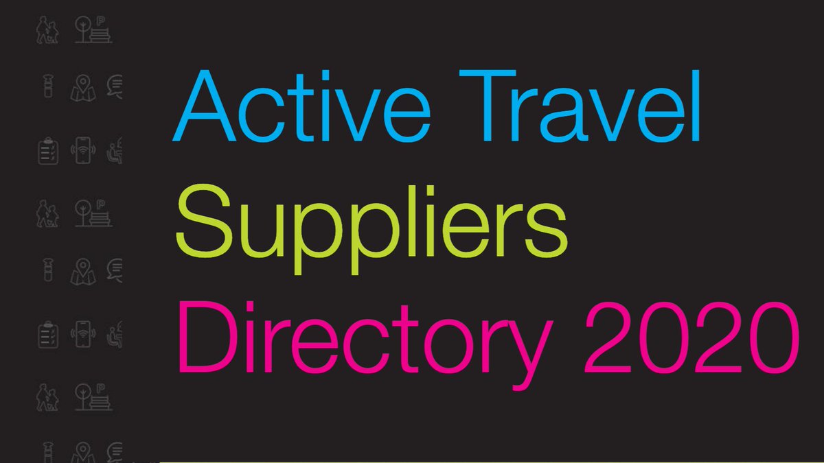 PindarCreative's tweet image. Active Travel Suppliers Directory is out! A directory of products &amp;amp; services for the active travel sector. Listings of suppliers who are specialising in supporting local government to promote healthier lifestyles through walking &amp;amp; cycling. bit.ly/ATSD2020