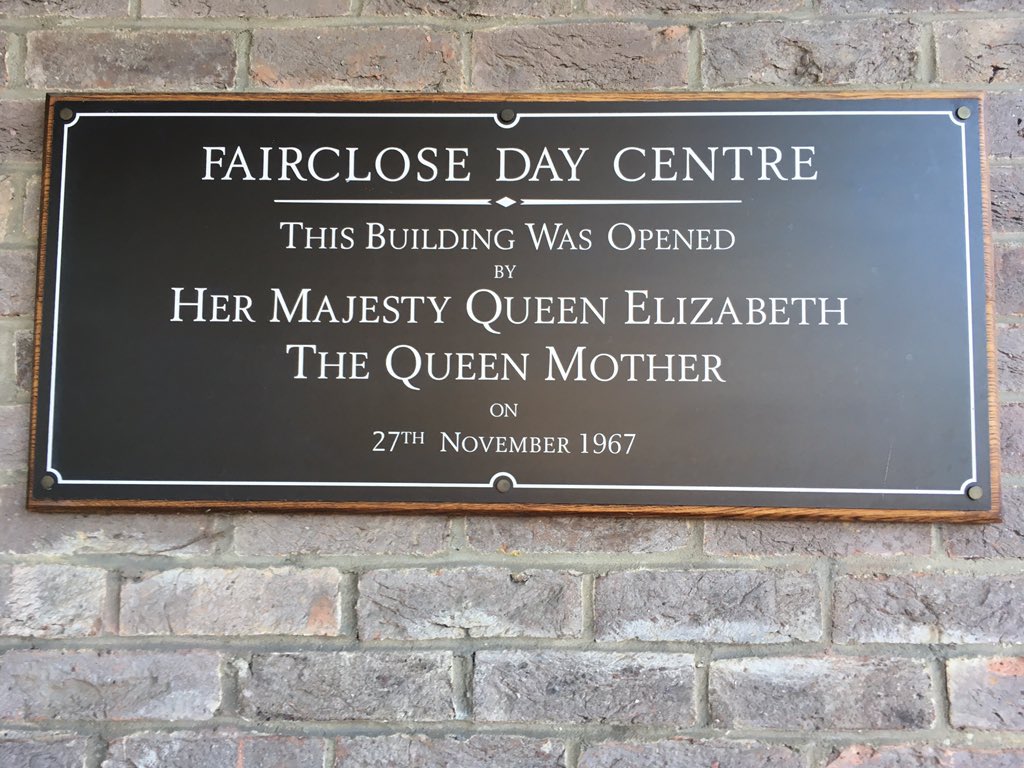 FairClose's tweet image. 53 years ago today the Queen Mum opened the Fair Close Centre #newburytoday #funfoodfriendship #doublematchedday