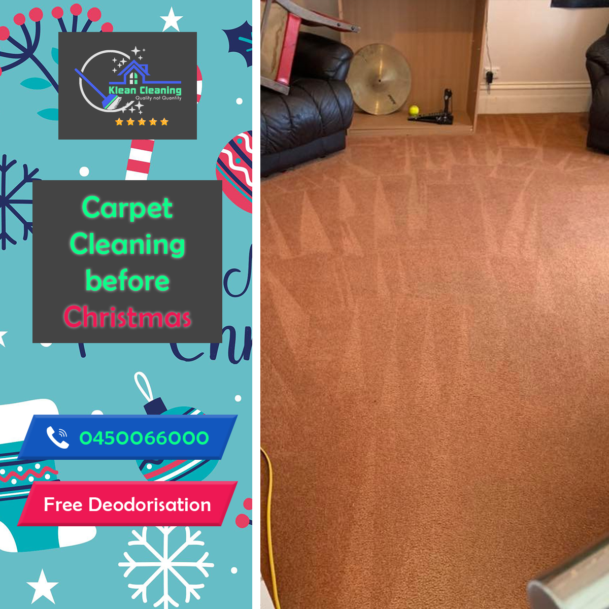 KleanCleaning's tweet image. 🎄 Christmas cleaning Services: A clean and visually pleasing carpet also makes your room look fresher. The purpose of carpet cleaning is to remove most of the accumulated dirt from the carpet and make your surrounding healthy
🌎 kleancleaning.com.au 
 ☎️ +61 0450066000