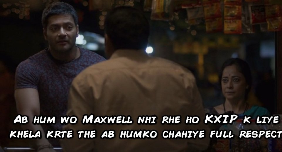 namansinghal31's tweet photo. #INDvsAUS 
Maxwell after scoring 45(19) runs- https://t.co/ysGqeFbleg