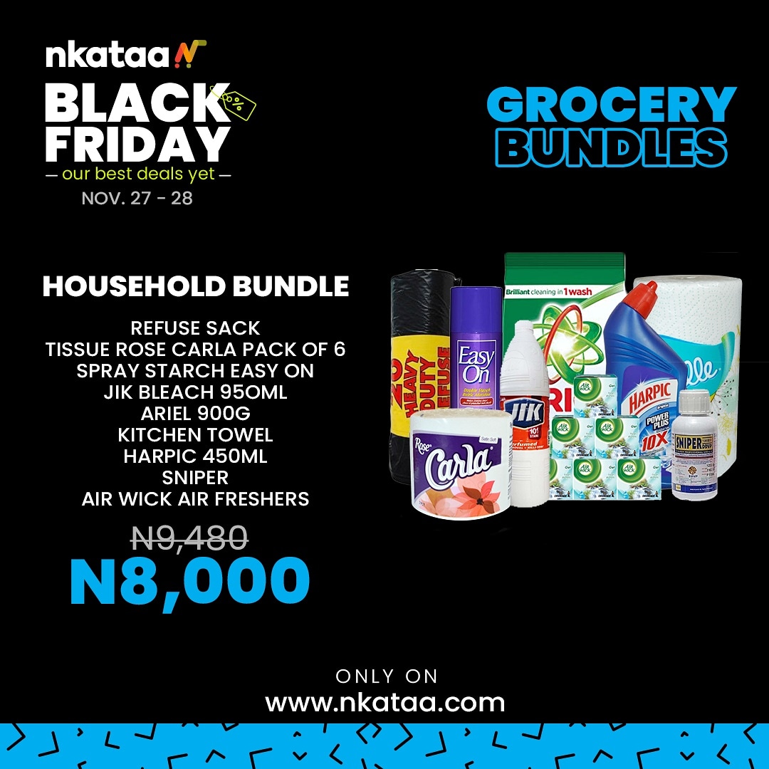 Black Friday Household essentials🧻🧽🧼 Place your order now at a discounted price. Don't miss out 🧨🎉
#blackfridayhousehold #householddiscount #nkataablackfriday #blackfriday2020