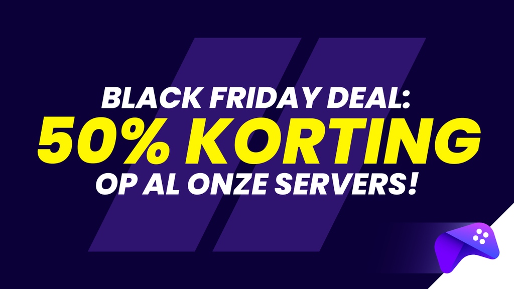 koopjeserver's tweet photo. !! BLACK FRIDAY DEAL !! 50% KORTING OP ALLE SERVERS! De korting is automatisch toegepast op alle bestellingen. Waar wacht je nog op? Alleen vandaag 50% korting op alle servers!⁠ https://t.co/V8c84FhDhz https://t.co/ezRzOC34Xf