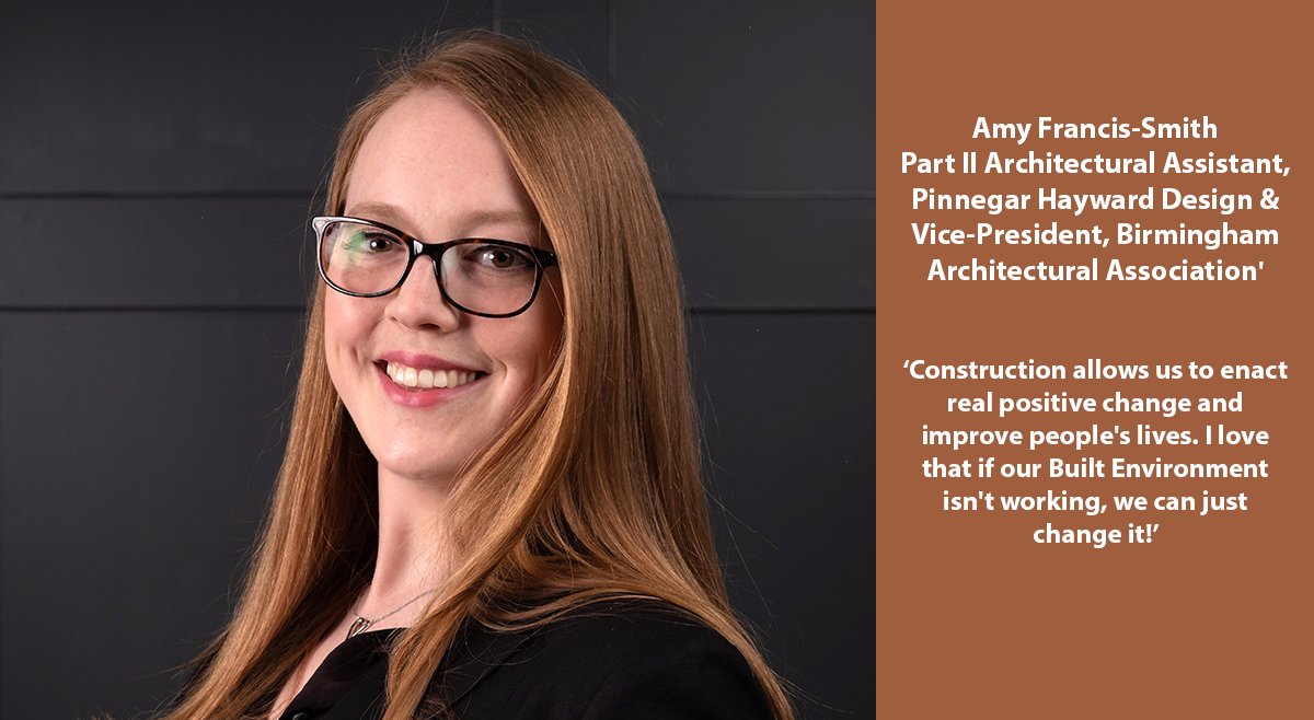 UK_CW's tweet photo. We are honoured to announce that Amy Francis-Smith, Part II Architectural Assistant at Pinnegar Hayward Design has been shortlisted as a UK Construction Week Role Model, Class of 2020. 

Find out more 👉 https://t.co/6Gx81P7BTM

#UKCW2020 #RoleModel https://t.co/lkw2FBCVK3