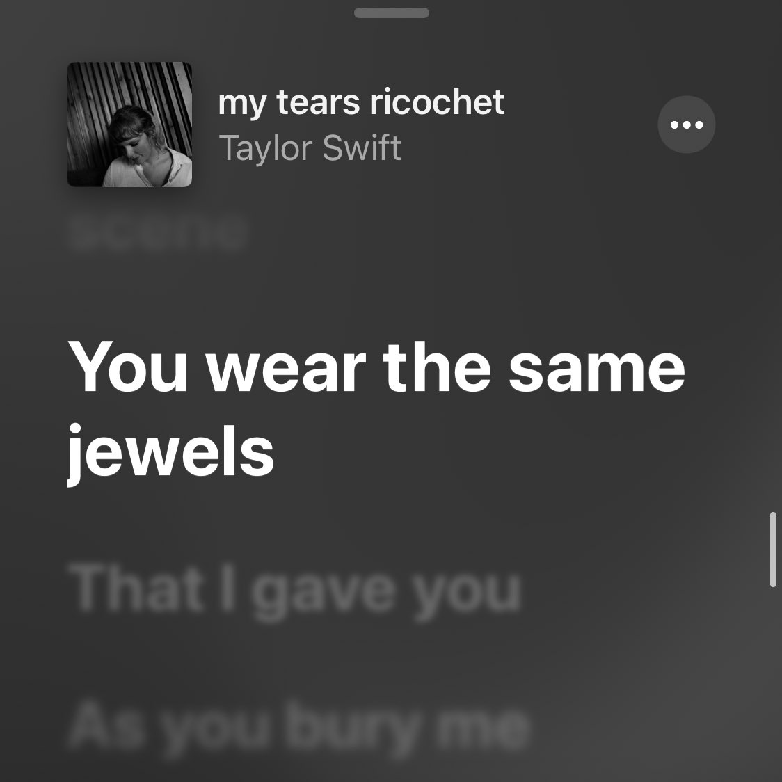 She ‘died’ on the 6th album...reputation...which was also the last album she made under Big Machine label