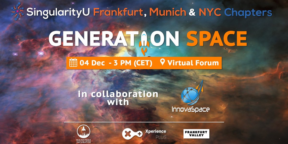 SpaceWatchGL's tweet photo. Join Generation Space on December 4th #AMADEE18 @ESA #ESABIC #InnovaSpace @singularityu https://t.co/yzEX6mLDkS https://t.co/E8DFUXVE4F