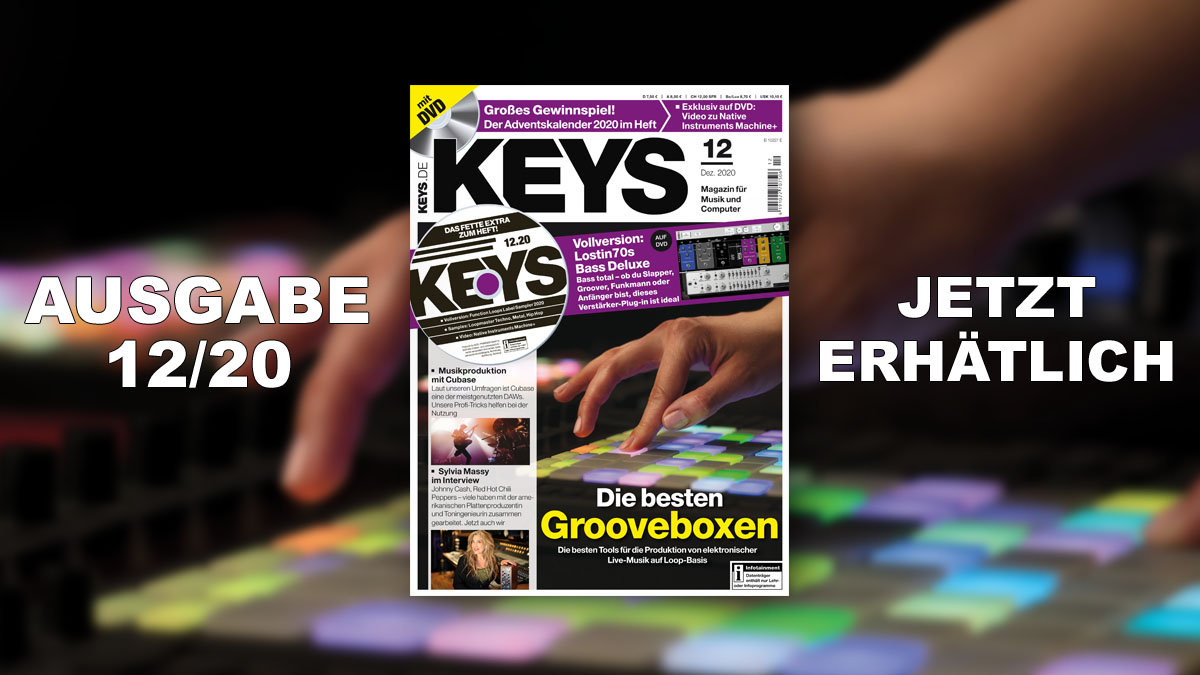 Endlich am Start - die neue KEYS 12/2020! 😆🤘🎹🎛

Wir stellen euch unsere 10 Groovebox-Favoriten vor, inklusive Test der neuen Maschine+. Außerdem beginnt mit dieser Ausgabe unsere neue Workshop-Serie "Rockmusik-Produktion mit Cubase".

ppvmedien.de/Keys-12-2020-P…