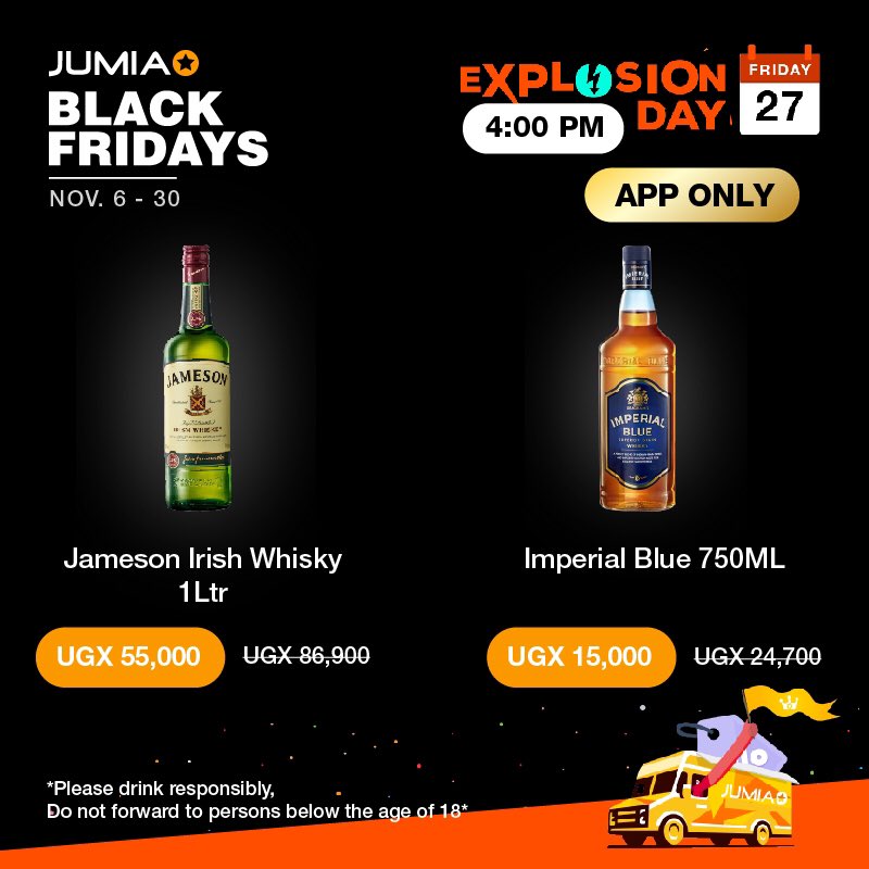 lynn_namiiro's tweet photo. The mega  explosion day is on don’t miss out on any deals today 
Use your @JumiaUG app and enjoy up to 80% off 

Link to use https://t.co/t6wdtyAkhK

#JumiaBlackFridays https://t.co/ghHHXzPjkt