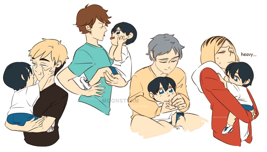 moonsterm4's tweet photo. all widdle tobios with chempais so far!

#Haikyuu #haikyuufanart https://t.co/BDDqJfHNdC