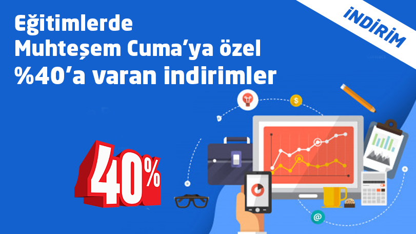 Eğitimlerde Muhteşem Cuma’ya Özel %40’a Varan İndirimler

bit.ly/2PuX6mC