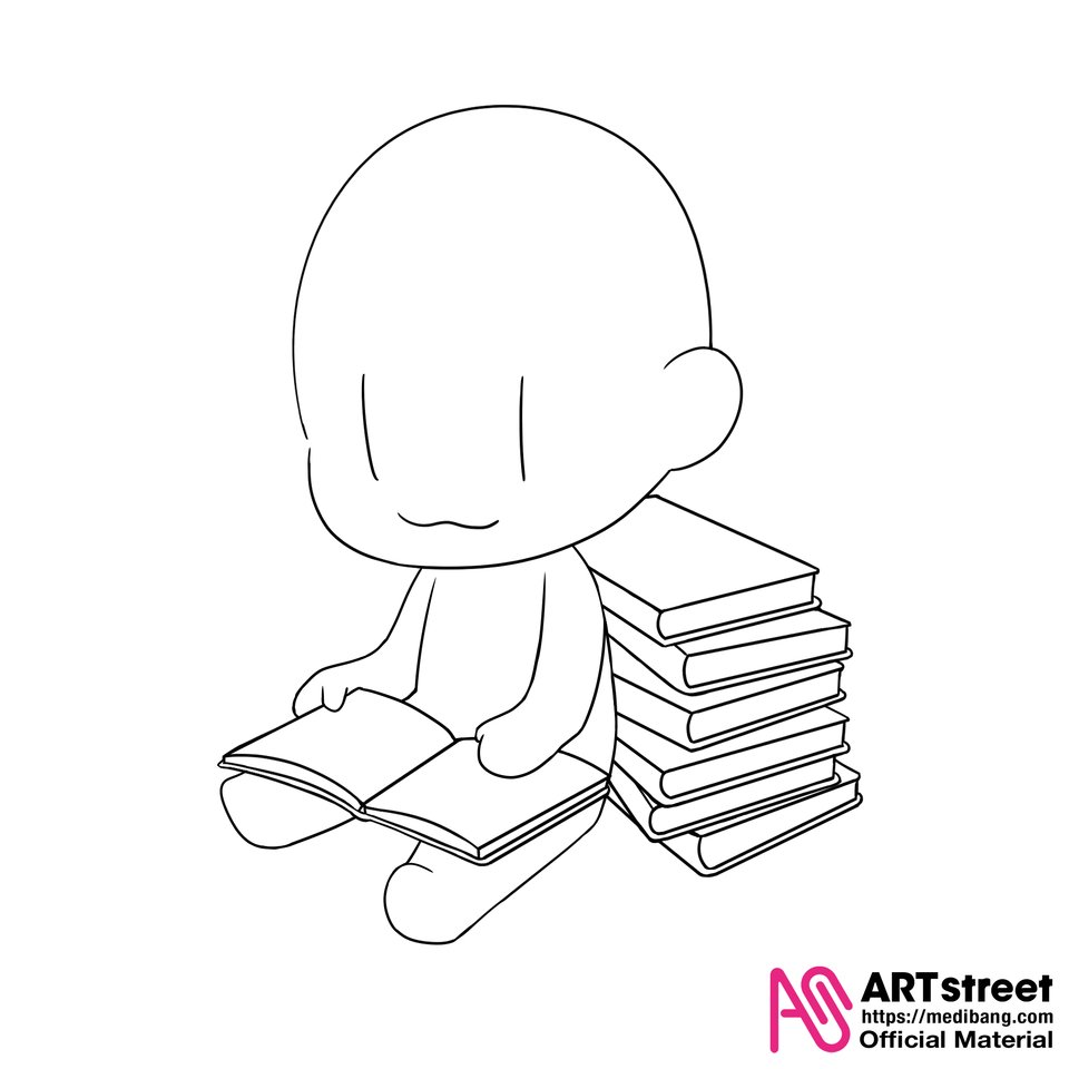 Art Street 公式 公式 トレスde描こう 新素材追加 読書の秋 本が好きなキャラクターのイラストにいかがですか Mdpファイルのdlは から T Co Bzse4fqo0i トレス素材 フリー素材 ロゴは残してくださいね T Co Owvot6nbdm