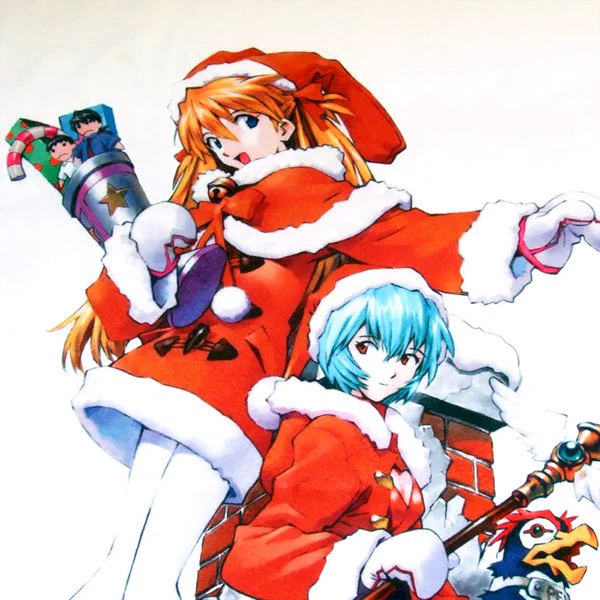 エヴァンゲリオン　レイ＆アスカ　クリスマス柄ブランケット　未開封 En0NjWWVcAEm2Al?format=webp&
