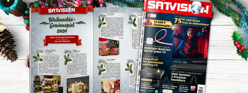 Die SATVISION-Ausgabe 12/2020 ist ab heute im Handel erhältlich. Hier geht's zur Inhaltsübersicht und zum Download: satvision.de/heftarchiv/aus…
#SATVISIONAktuell