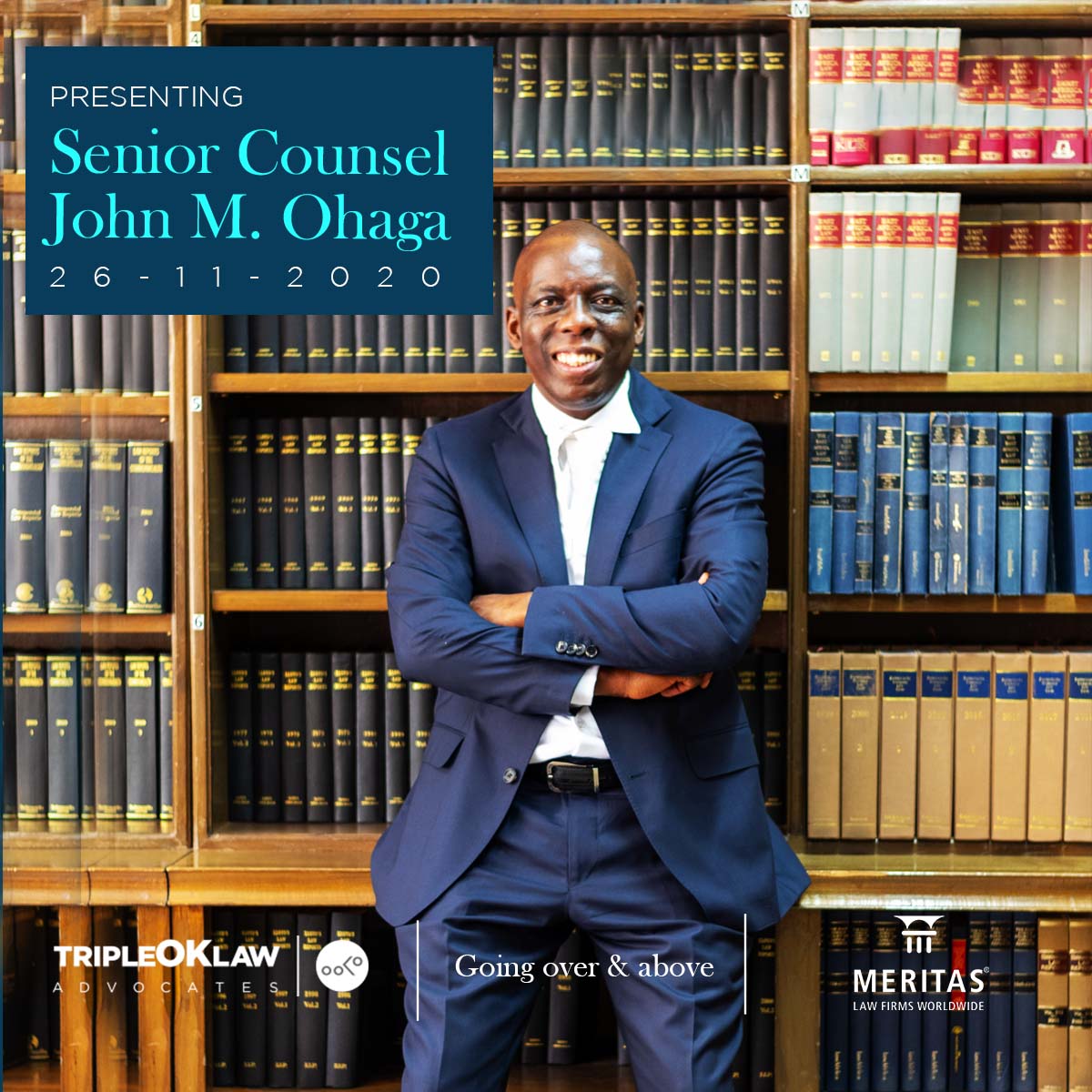 TripleOKLawLLP's tweet photo. Here's to celebrating good times! Congratulations Senior Counsel @JohnOhaga on your conferment and signing the Roll of Senior Counsels on Thursday 26th November 2020. Hongera!
#TripleOKLawLLP #SeniorCounsel #legalpracticeKE https://t.co/tGZQUGAx5F