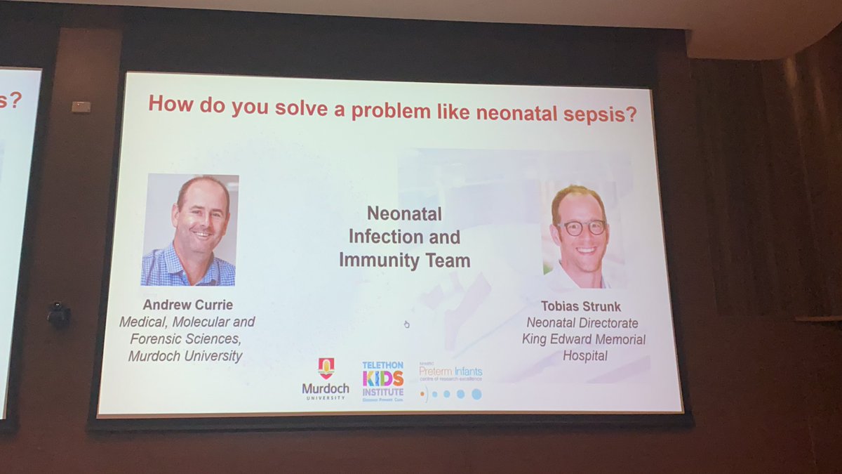 CBSM_WA's tweet photo. Our last plenary speaker for #CBSM2020 #DrAndrewCurrie on neonatal sepsis @MUniResearch @telethonkids https://t.co/GWO5bJn7tL