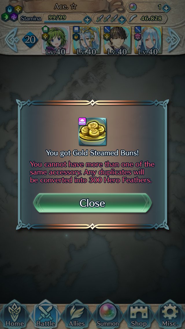 Now, would anybody care for a golden bun? ☆