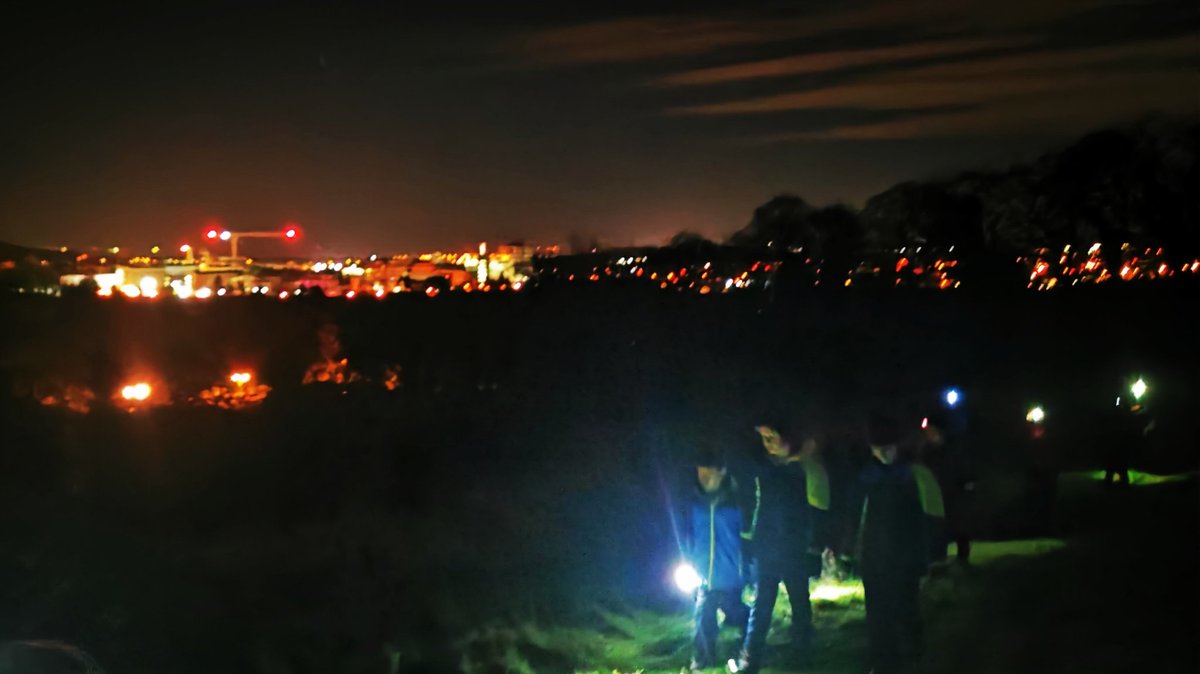 Our Scouts added a communal 75 miles to the #raceroundtheworld Scouts team last night with a beautiful and very muddy night hike.  ⭐🌏😁🏞️ 🌌⭐ @UKScouting #youngpeople #scouts #nighthike