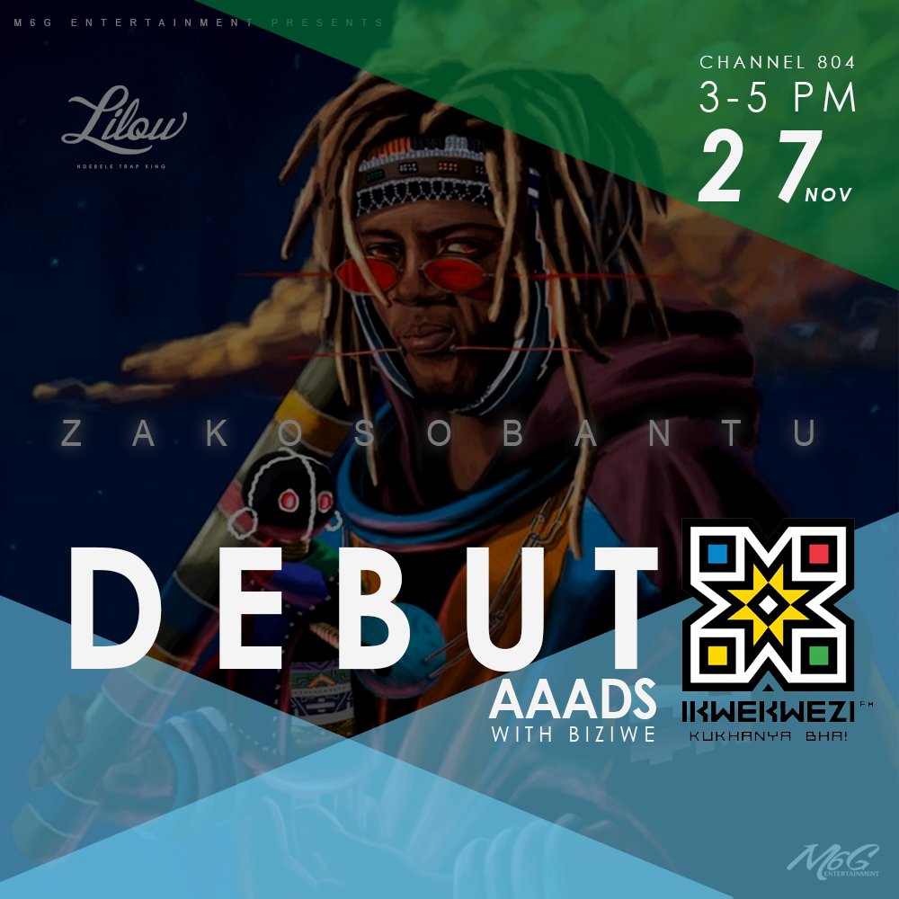 #Zakosobantu debuts today 3-5 PM live on <a href="/Ikwekwezi_FM/">Ikwekwezi FM</a> channel 804 #AAADS with <a href="/IamBiziwe/">King Biziwe</a>