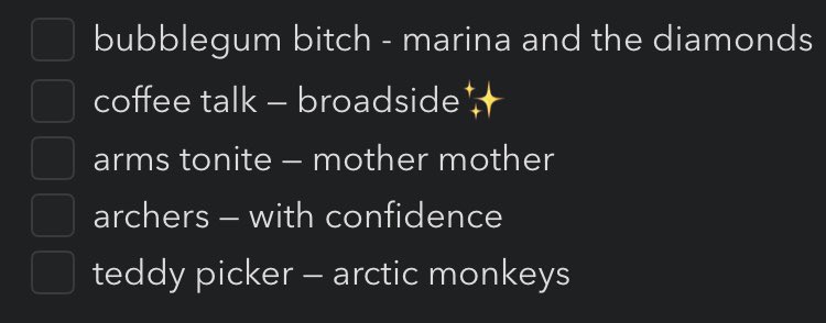 sorta confidence songs !!!! idk minho makes me feel really confident sometimes bc he’s so not afraid to be himself it’s very nice to see some be so unabashedly themselves :)