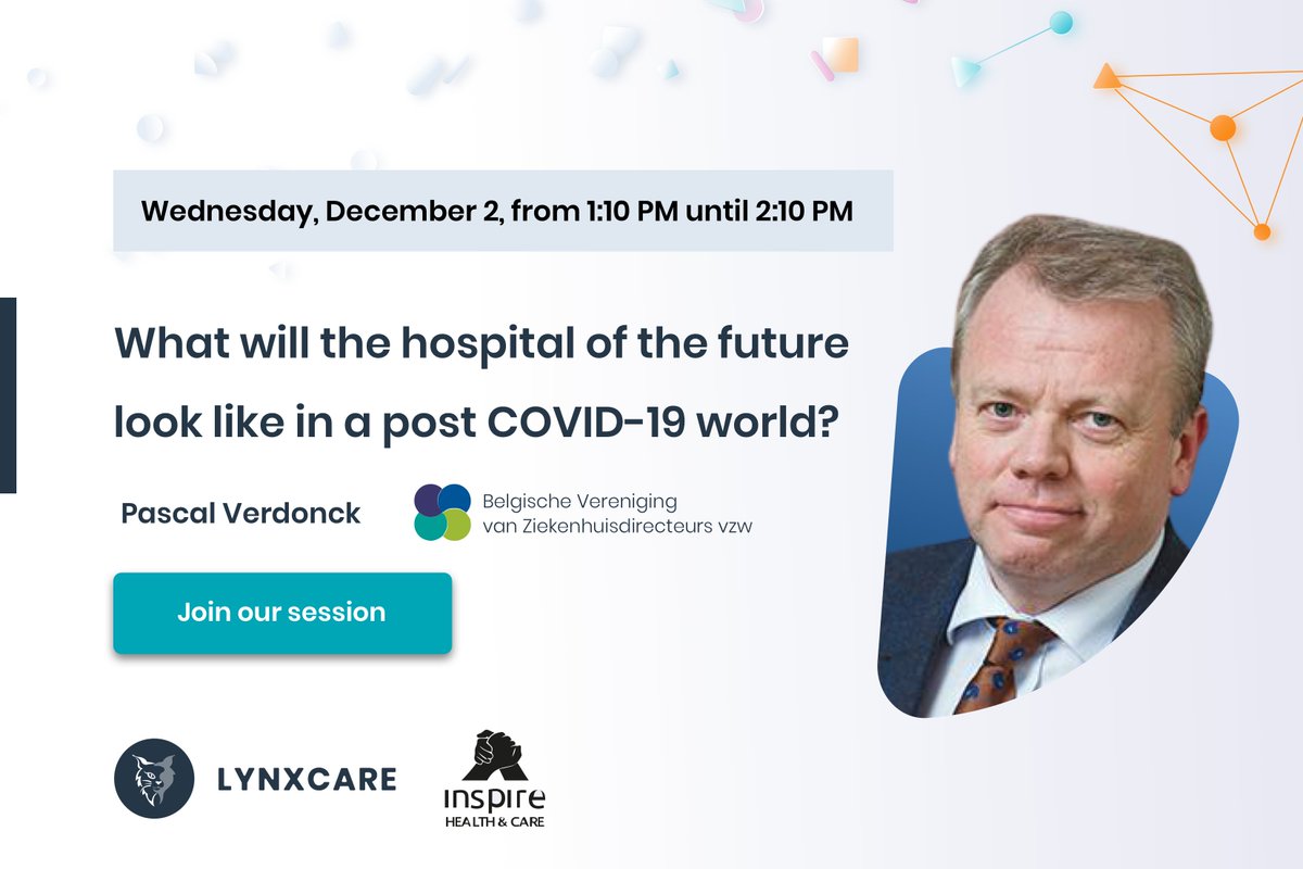 Next Wednesday we are hosting a 60-min online session about health data ecosystems in Belgium.

During a 10-minute break-out, moderator Dries Hens will digitally sit together with Pascal Verdonck.

Welcome to join us for free via: hubs.li/H0BDl3f0