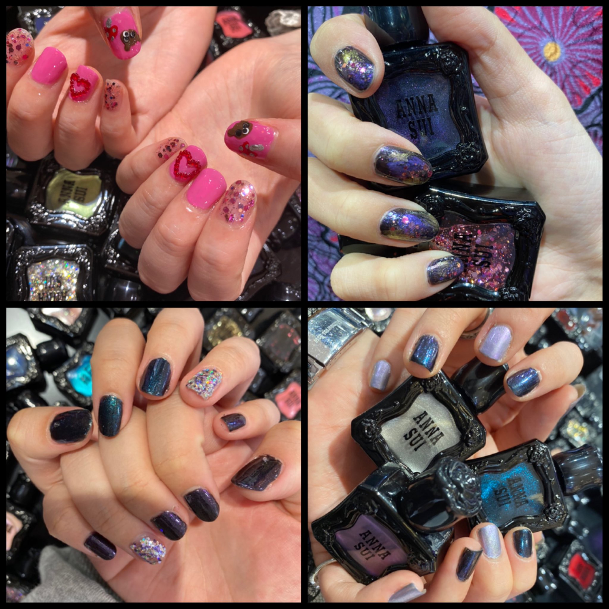 Anna Sui Cosmetics ラフォーレ原宿 アナスイコスメティックス ネイル体験イベント実施中 期間 11 26 木 11 28 土 場所 ラフォーレ原宿 B0 5f 11月にデビューしたネイルシリーズの体験イベントを実施中 アナ スイ新ネイルカラーの