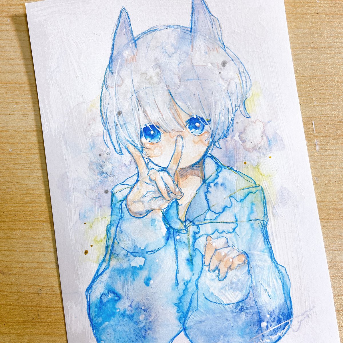 針子 ミニ色紙展のイラスト