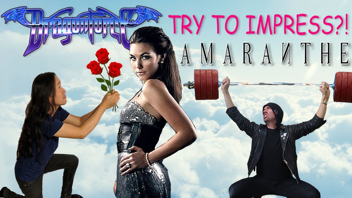 Video: <a href="/DragonForce/">DragonForce</a> Write an <a href="/Amaranthemetal/">Amaranthe</a> Song in 10mins! 😂 youtu.be/Z4lMyMkq6eg
#Amaranthe singer #ElizeRyd will show us how to sing it correctly, live on the frontpage of <a href="/twitch/">Twitch</a> today!
Starts 1pm PT / 4pm ET / 9pm UK / 22:00 CET Twitch.tv/hermanli