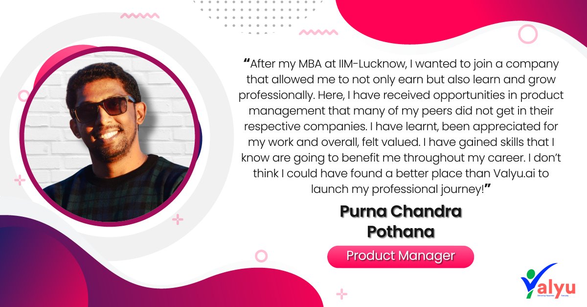 valyudotai's tweet photo. Our team is our biggest strength! We value every member of our organisation and are deeply invested in their professional growth and aspirations.
Meet Purna who is #ValuedAtValyu!

#OneTeam #WeValyu #VocalForLocal #AtmanirbharBharat #FinancialWellness #EmployeeWellness https://t.co/ORABvsXLDv