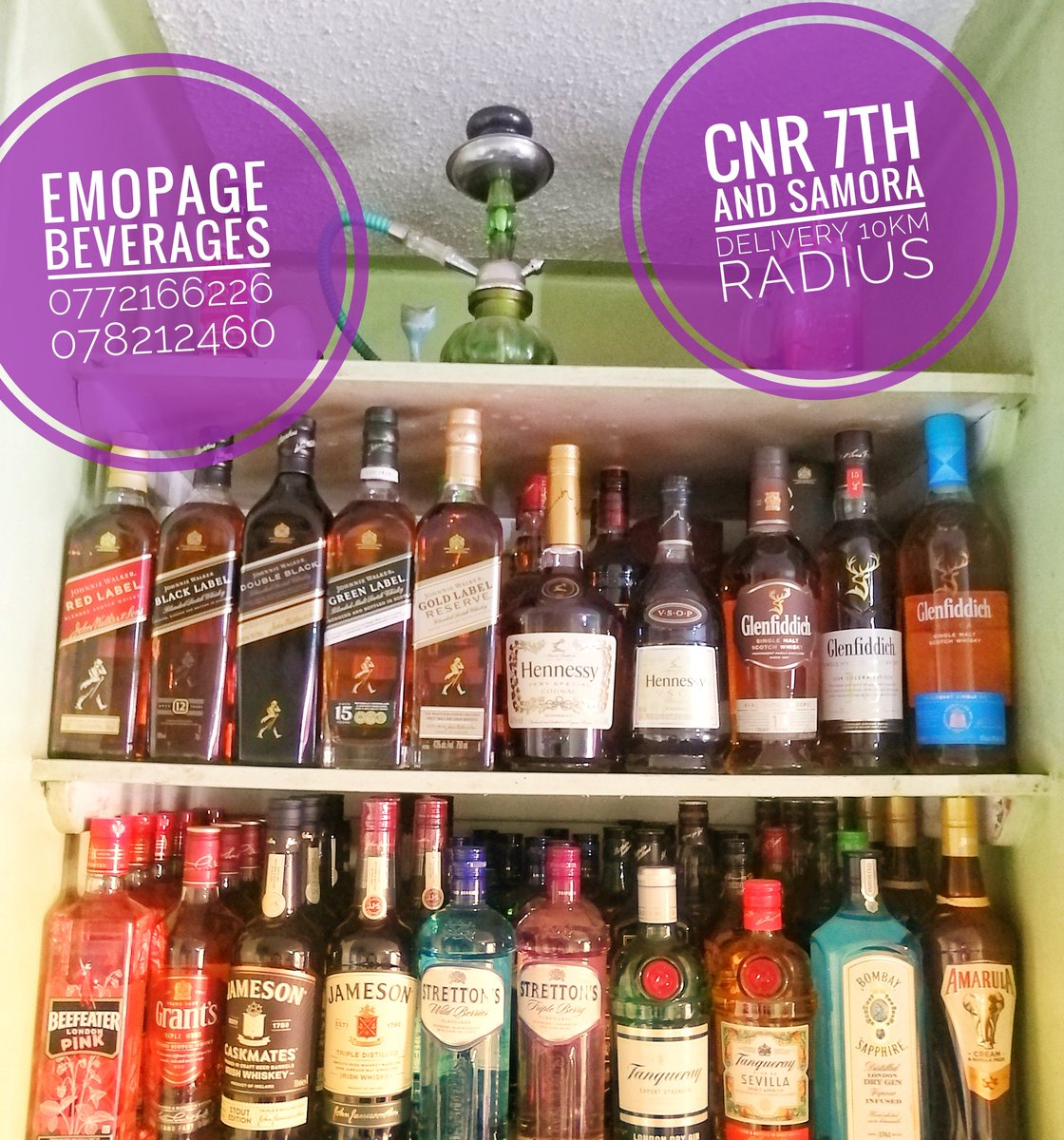 Asambiri's tweet photo. Affordable drinking experience with your boy, link up. 

0772166226 0782212460
Location 📍 Cnr 7th and Samora
Harare CBD https://t.co/f6c9f1DaaY