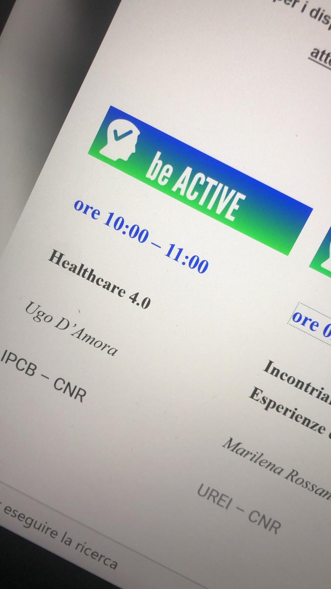 CNR IPCB (@cnripcb) on Twitter photo Ci siamo! Anche #IPCB partecipa a <a href="/meetme2night/">MEETmeTONIGHT</a> 2020. Gli appuntamenti per oggi sono alle 10 con Ugo D’Amora “Healthcare 4.0” e alle 17 con Luisa Carracciuolo “Il mondo del calcolo per la comprensione e gestione della complessità derivante da fenomeni globali e interdipendenti” Ci siamo! Anche #IPCB partecipa a <a href="/meetme2night/">MEETmeTONIGHT</a> 2020. Gli appuntamenti per oggi sono alle 10 con Ugo D’Amora “Healthcare 4.0” e alle 17 con Luisa Carracciuolo “Il mondo del calcolo per la comprensione e gestione della complessità derivante da fenomeni globali e interdipendenti”