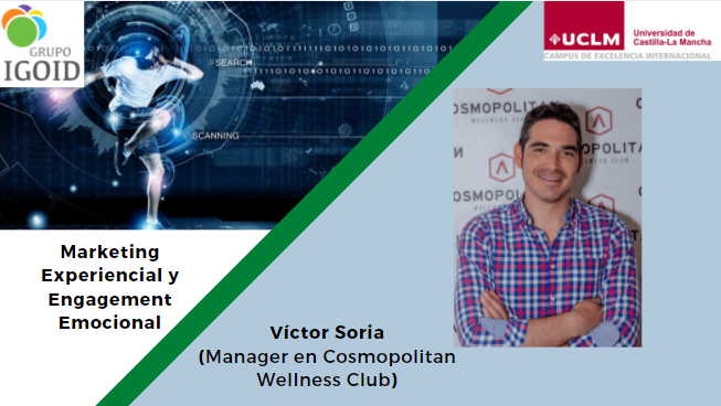 GrupoIgoid's tweet photo. 👨‍🏫MÁSTER EN DIRECCIÓN, MARKETING Y COMMUNITY MANAGEMENT EN CENTROS DEPORTIVOS🏟

📆Martes 1 de diciembre a las 21:00 🕘 con @vssoria 🧑🏼‍💻 que nos hablará 🗣 de Marketing Experiencial y Engagement Emocional👌

@GallardoLeonor @uclm_es https://t.co/Rmu10cdPHm