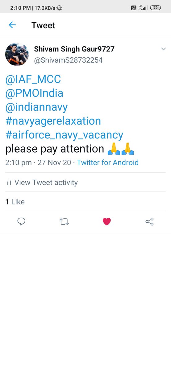 ShivamS28732254's tweet photo. @MukeshK51970745 sir tag krke tweet kriye please https://t.co/WYxfRHpyR6
