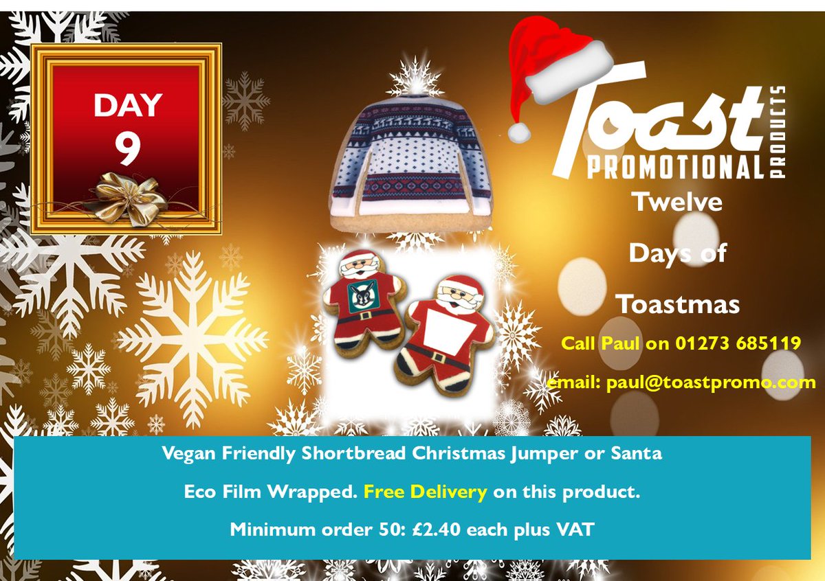ToastSussex's tweet photo. It's Christmas Jumper time! But these ones, you can eat. What's not to like? https://t.co/oDzNBfD8yh