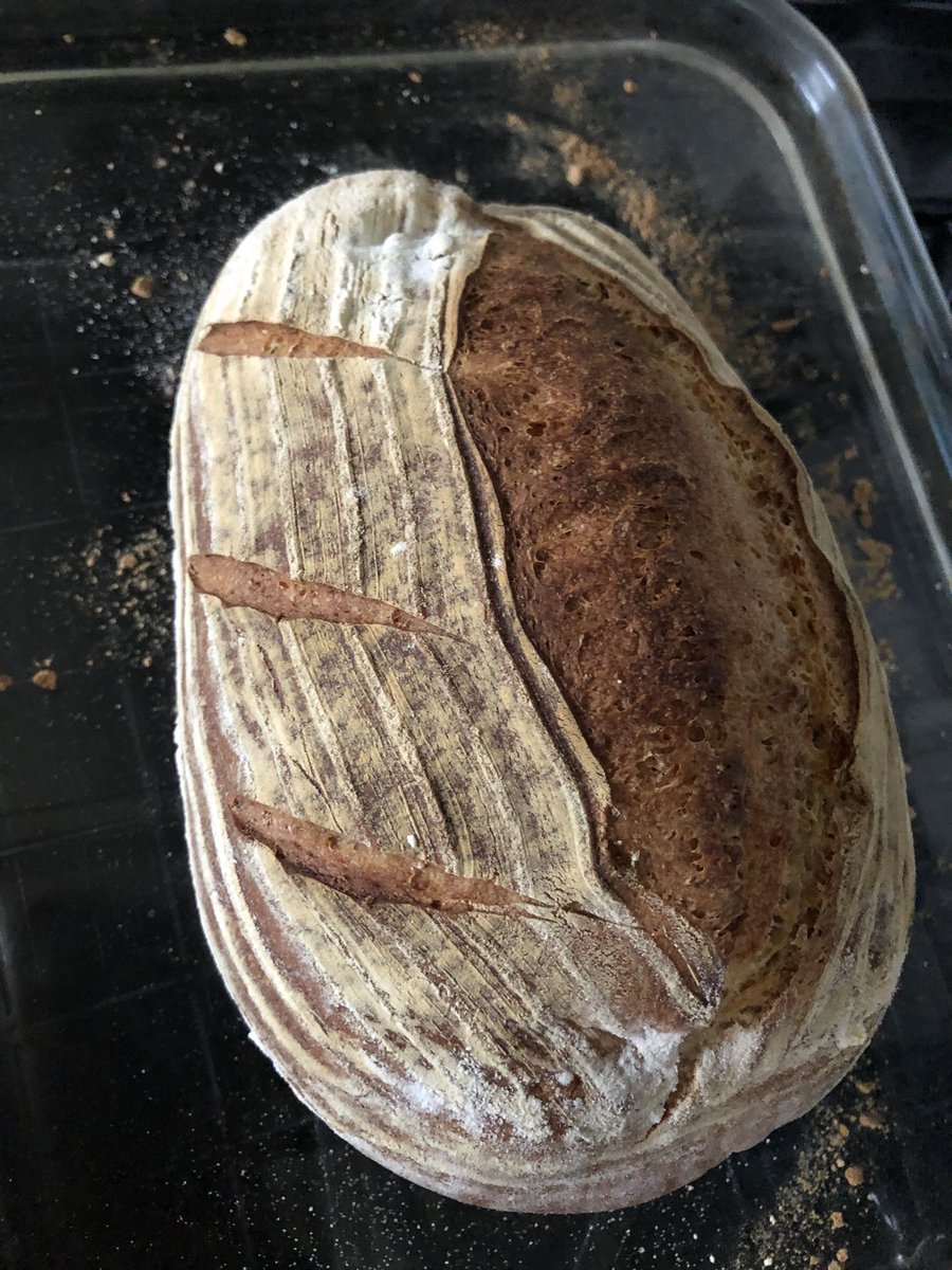 tom_r_p's tweet photo. My #Second attempt at #SourDough #Bread. The first #Tasted #Great but didn’t look so good. https://t.co/dhM9yQBKls