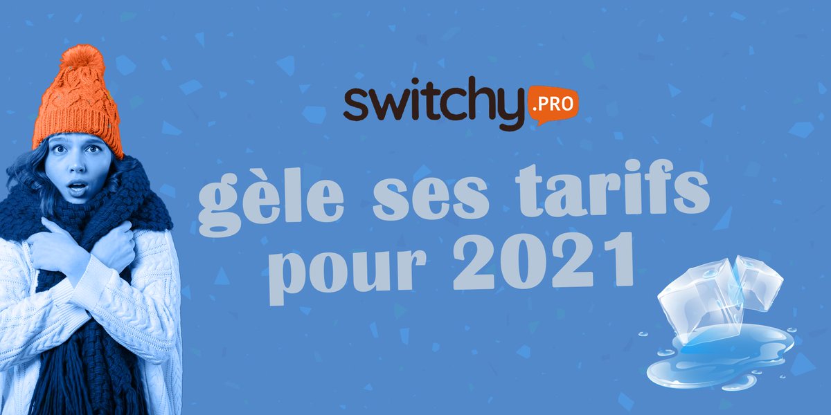 Switchy_France's tweet photo. 📣 Switchy participe à l'effort national 🇫🇷

Nous informons nos clients (et futurs clients) que les tarifs 2020 seront gelés pour l'année 2021. Aucun pack ne sera augmenté.

Prenez soin de vous et de vos proches,
L'équipe https://t.co/tWNkjtH8nb https://t.co/0sNFdQKCUp