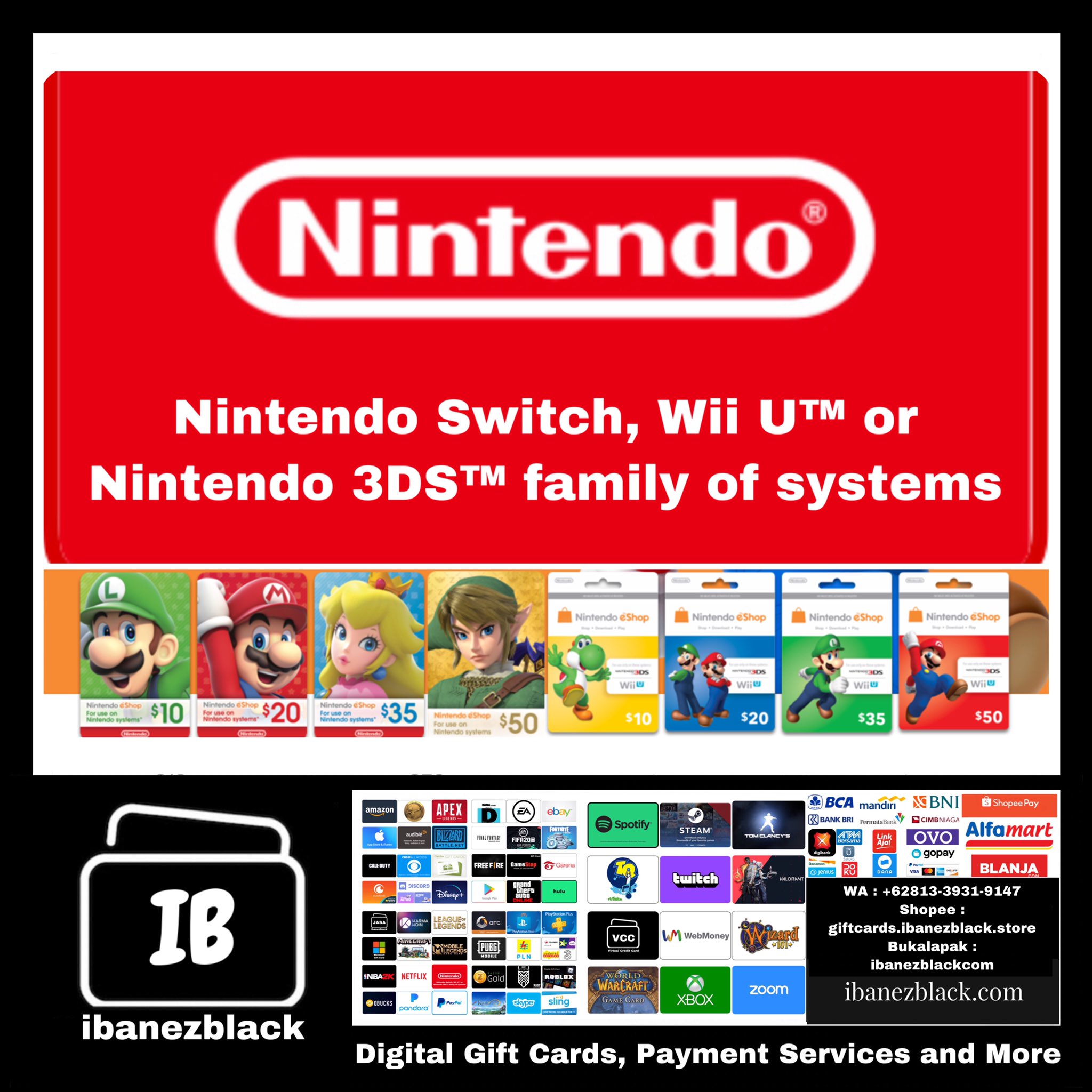US Nintendo eShop Gift Card