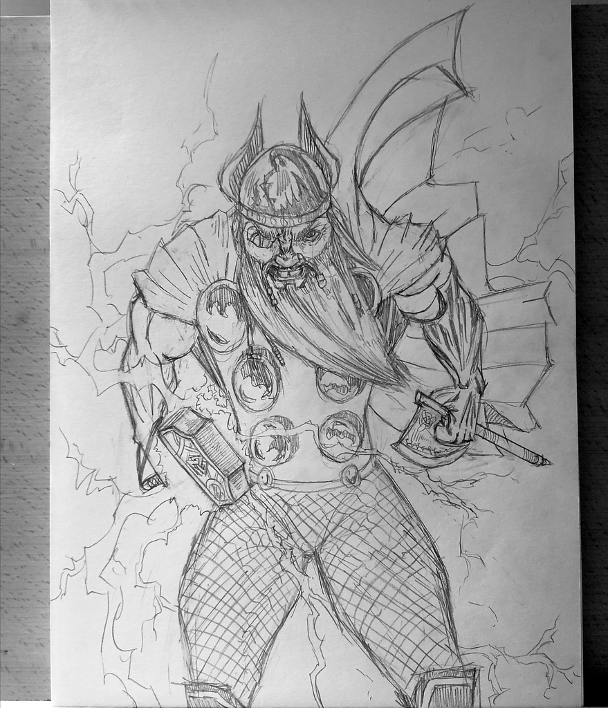 eriktheartyguy's tweet photo. Got a little hyped after watching a film theory about thor
#thor #norse #norsegods #mjonir #viking
#marvel #marvelcomics #mcu #comic #comicbook
#art #art_public #art🎨 #drawing #sketch #pencil #pencilsketch #pencilsketches #pencildrawing #comicart #comicsketch #pinup #anatomy https://t.co/20aDS2ersf