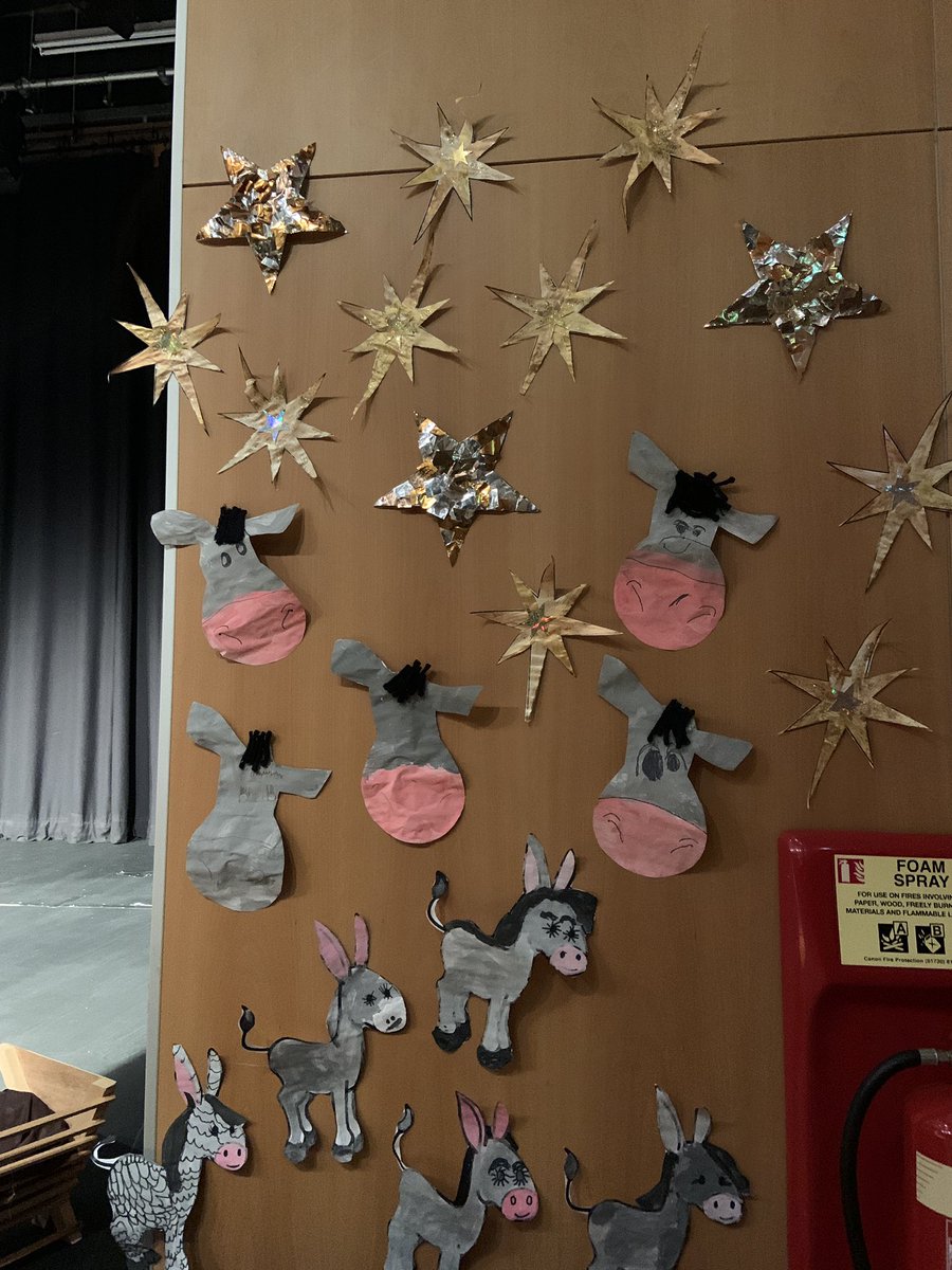 Excitement is growing for the filming of our Nativity. Costumes are on and the stage is set. #nativity
