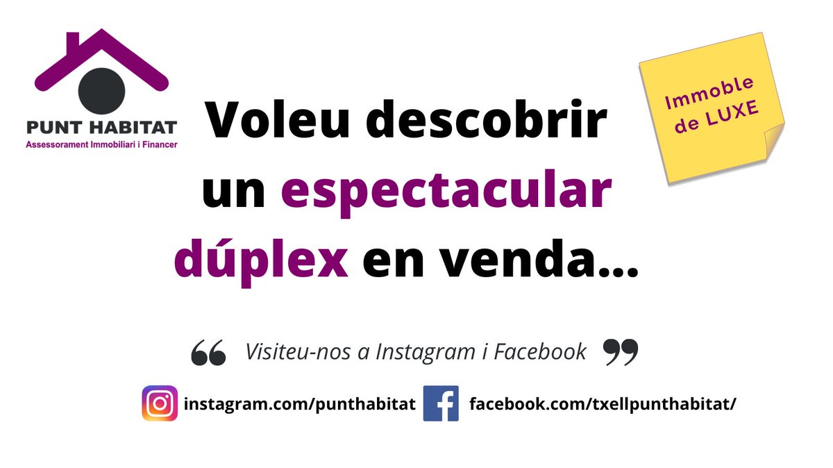 punthabitat's tweet photo. #punthabitat #santjoandevilatorrada #manresa #bages #immobiliaria #realestate #realestateagent  #pisvendabages #inversio #pis #assessoramentimmobiliari #assessoramentfinancer #santvicencdecastellet #idealfamilies #casa #igersmanresa #ventapiso #pisenvenda https://t.co/JFCbBa2bRo
